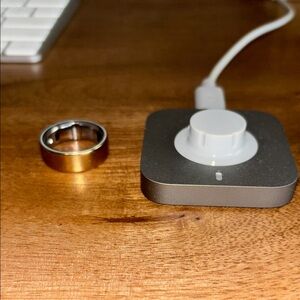 Oura Dual-Tone Gold and Silver Ring